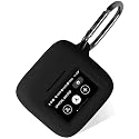 Geiomoo Silicone Case for JBL Tour Pro 3, Protective Cover with Carabiner (Black)