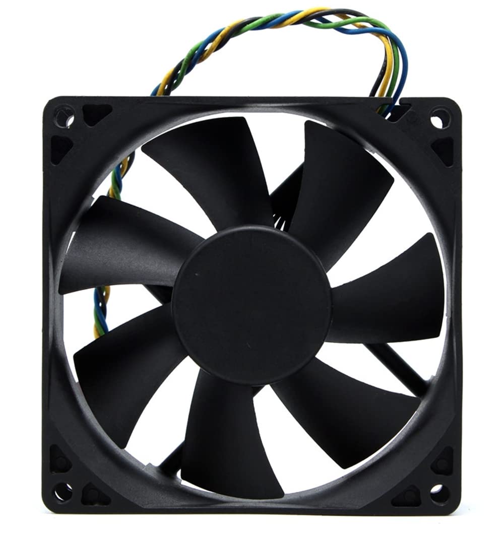 Case Cooling Fan for HP Elite 8100 8000 8200 8300 Pro 6000 6005 6200 6300 6305 DC 12V 0.40A 4-WIRE/4-PIN P/N:Foxconn PVA092G12H 580230-001 Size:92mm x