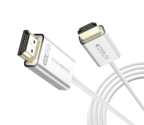 Fiber Optic HDMI 2.1 Cable 33ft-48Gbps Ultra High Speed,8K@60Hz 4K@120Hz,HDCP 2.3,Dynamic HDR-Compatible with RTX 4090,PS5, Box,Samsung