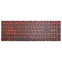 GinTai Laptop US Keyboard Red Lettering with Backlit Replacement for Acer Nitro 5 AN515-31 AN515-41 AN515-42 AN515-51 AN515-52 AN515-53 AN515-53-55G9