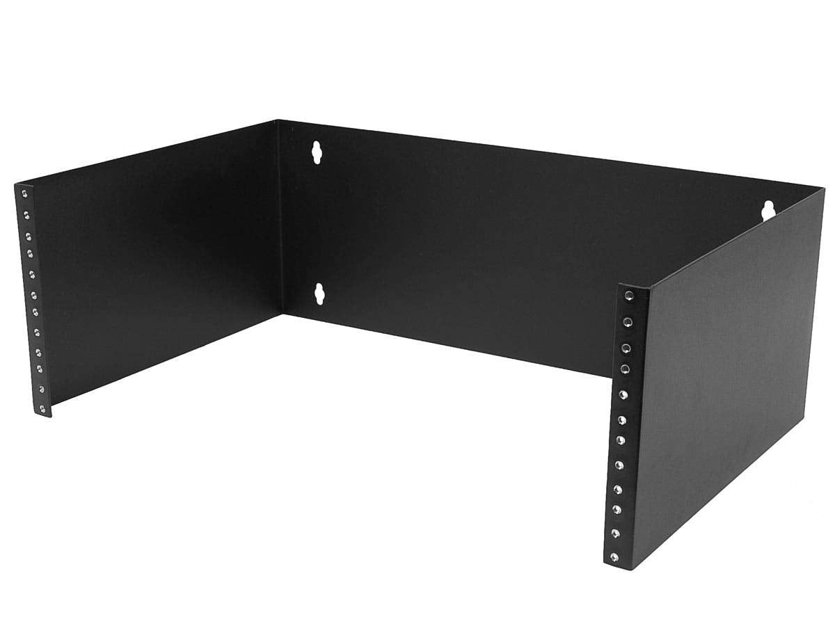 Monoprice 4U Wall Mount Rack, 19-Inch Bracket for Patch Panels, Network Switches, Servers, and IT Equipment, 7in x 19in x 12in, 4U, Max 40 lbs.