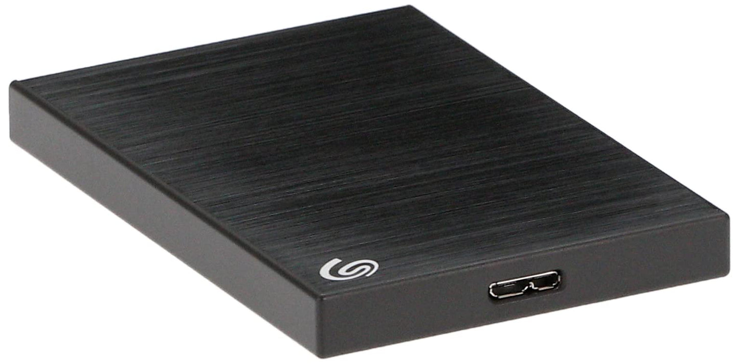 Seagate One Touch 2TB External HHD Drive with Rescue Data Recovery Services, Black (STKB2000400)