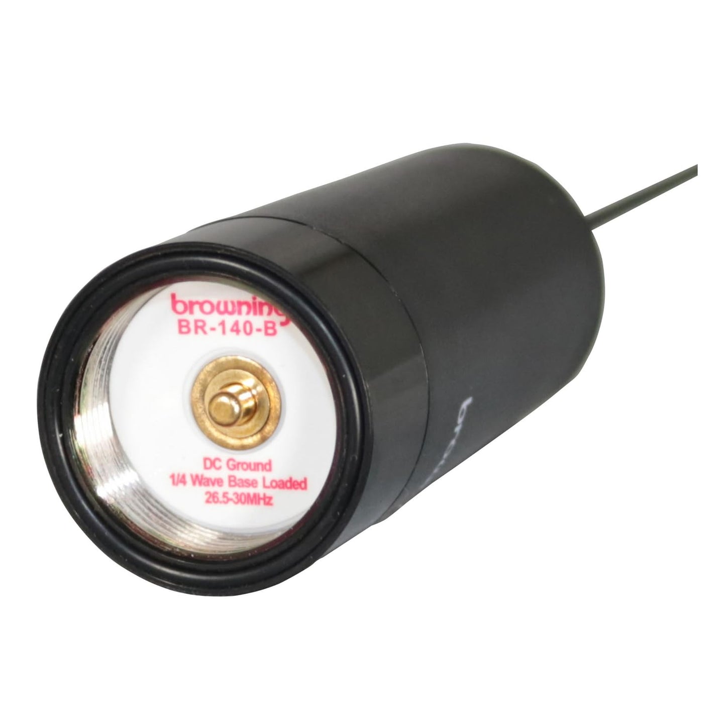Browning® 200-Watt Low-Band 26.5 MHz to 30 MHz Unity-Gain UHF Antenna with NMO Mounting (Black Base) (Black Base)