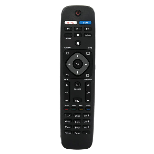 New Replaced Remote fit for Philips Smart TV NH500U NH500UW NH503UP 55PFL5602 50PFL5602 43PFL5602 75PFL6601 32PFL4902 40PFL4901 43PFL4901 43PFL4902