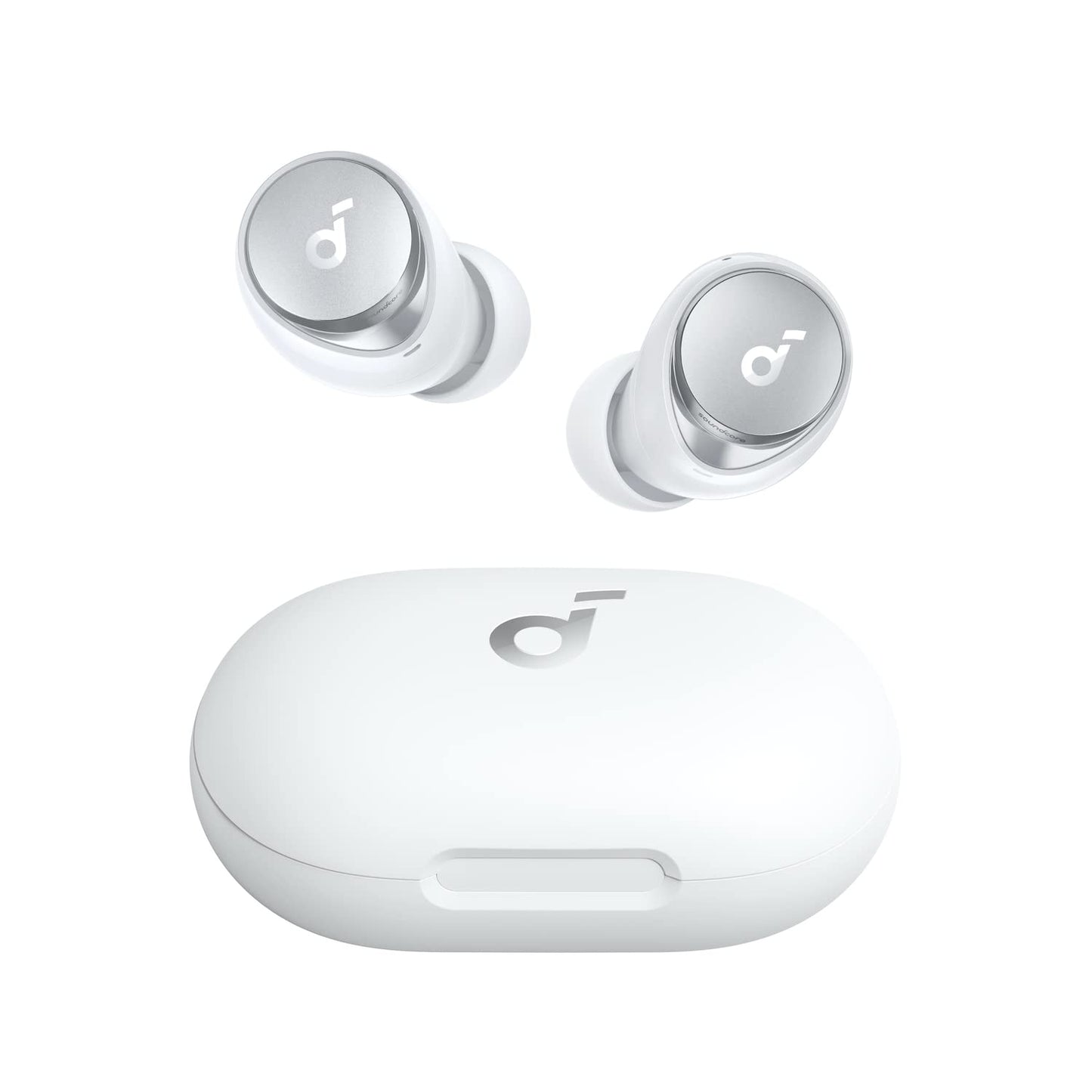 Soundcore by Anker Space A40 Auto-Adjustable Active Noise Cancelling Wireless Earbuds, Reduce Noise by Up to 98%, 50H Playtime, Hi-Res Sound