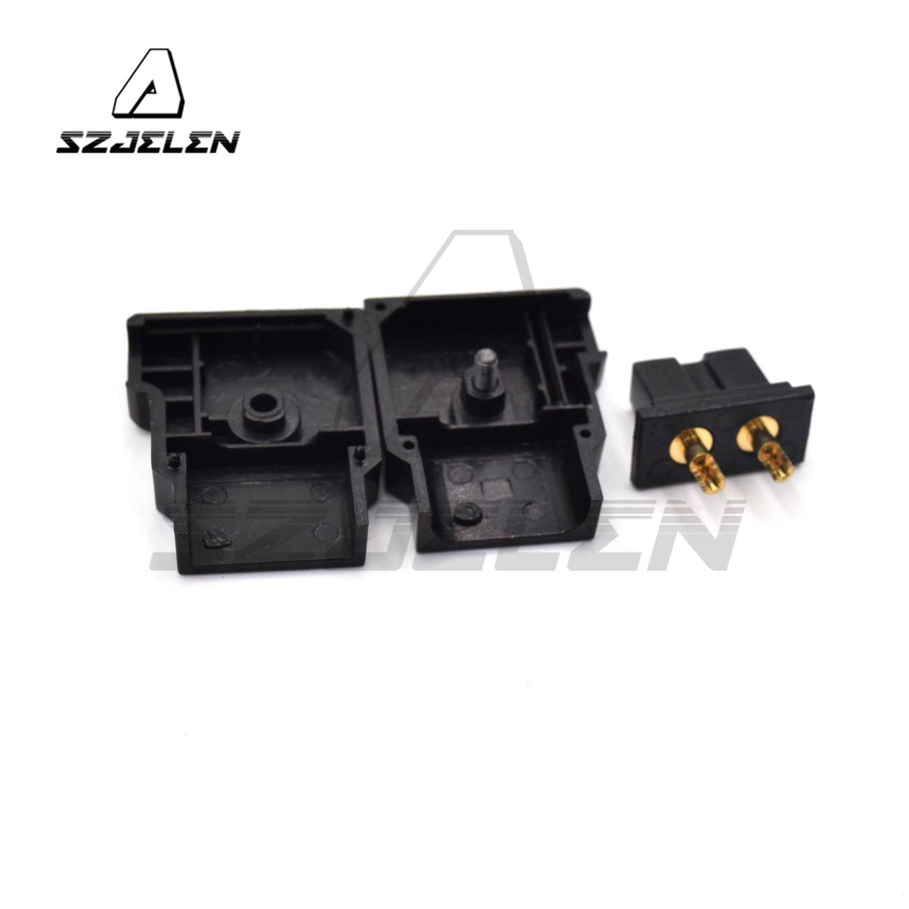 SZJELEN 2pcs Female D-tap Plug,Ptap Rewirable DIY Socket for DSLR Power Supply Anton Bauer V Mount Plate Battery P-tap Splitter (Female d-tap Plug)