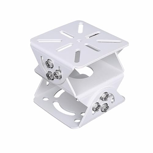 WiTi Universal Joint Mount for Security Camera, 3-Axis Bracket Adjustable Solid Metal Base,Connector Suitable for CCTV Cameras Installation Indoor