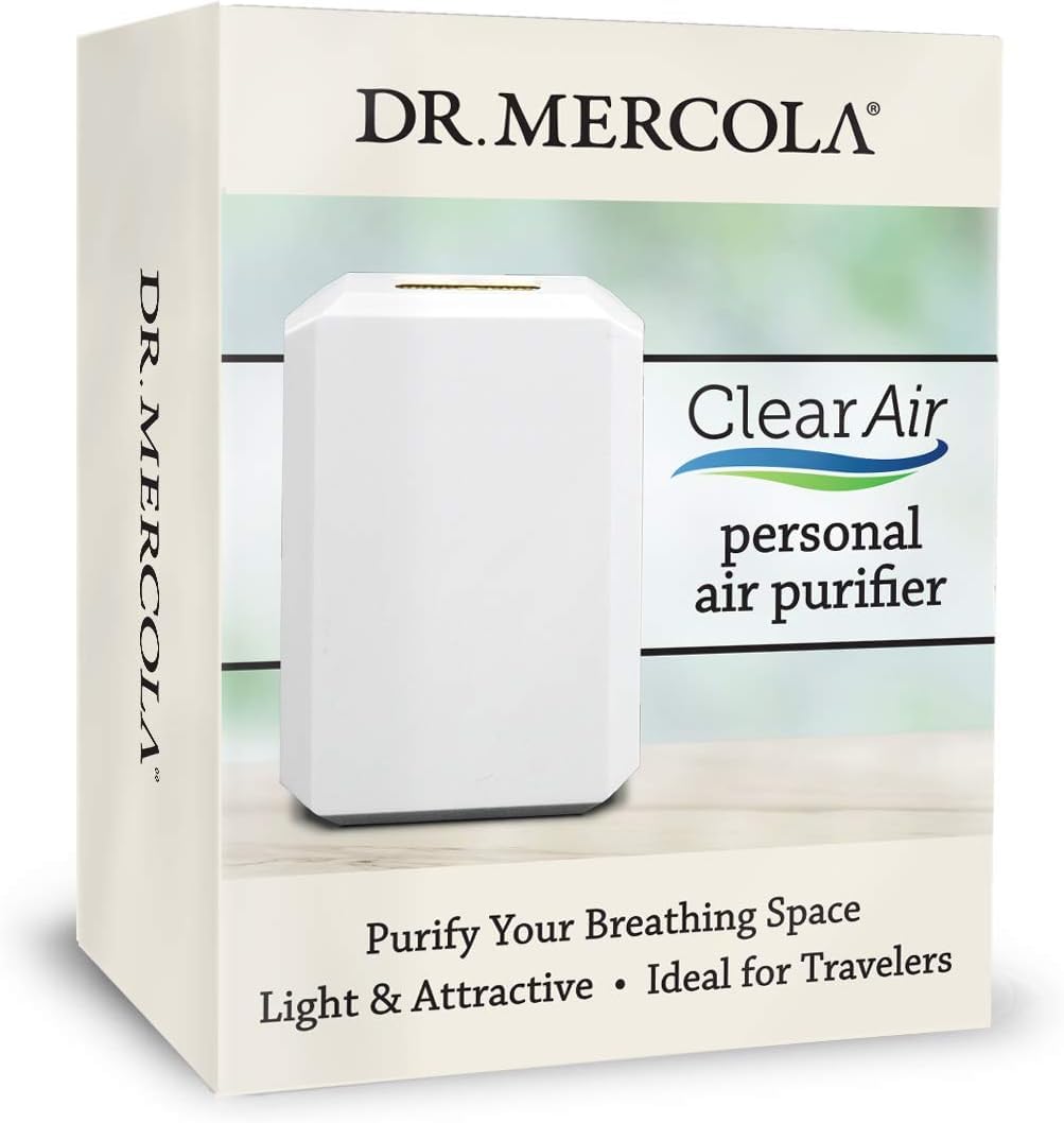 Dr. Mercola ClearAir Rechargeable Personal Air Purifier, 1 Unit