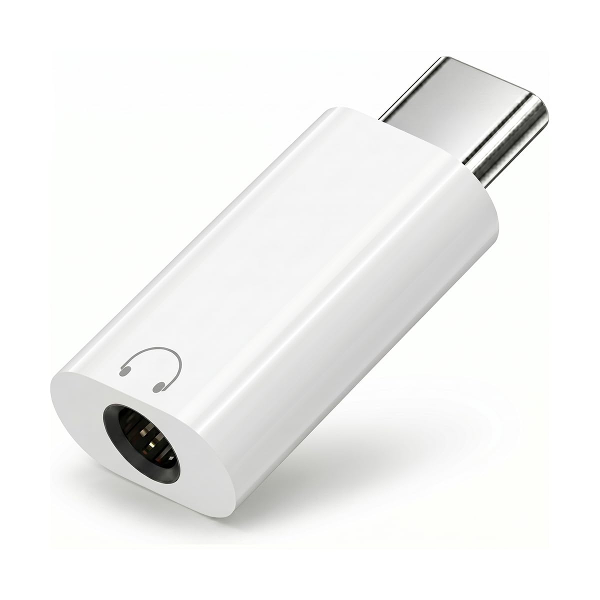 USB C to 3.5mm Headphone Jack Adapter, Audio to USB c Adapter,Type C to Aux Audio Dongle Compatible with iPhone 16 Pro Max 15 Pro Max, Samsung Galaxy