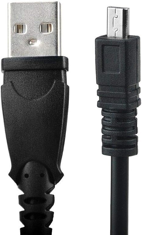 Jowxsx 3ft Black USB Data Charger Cable for Nikon Coolpix S2600 S2500 S3000 S3200 S4300 S6100 Audio and Video Power Cables