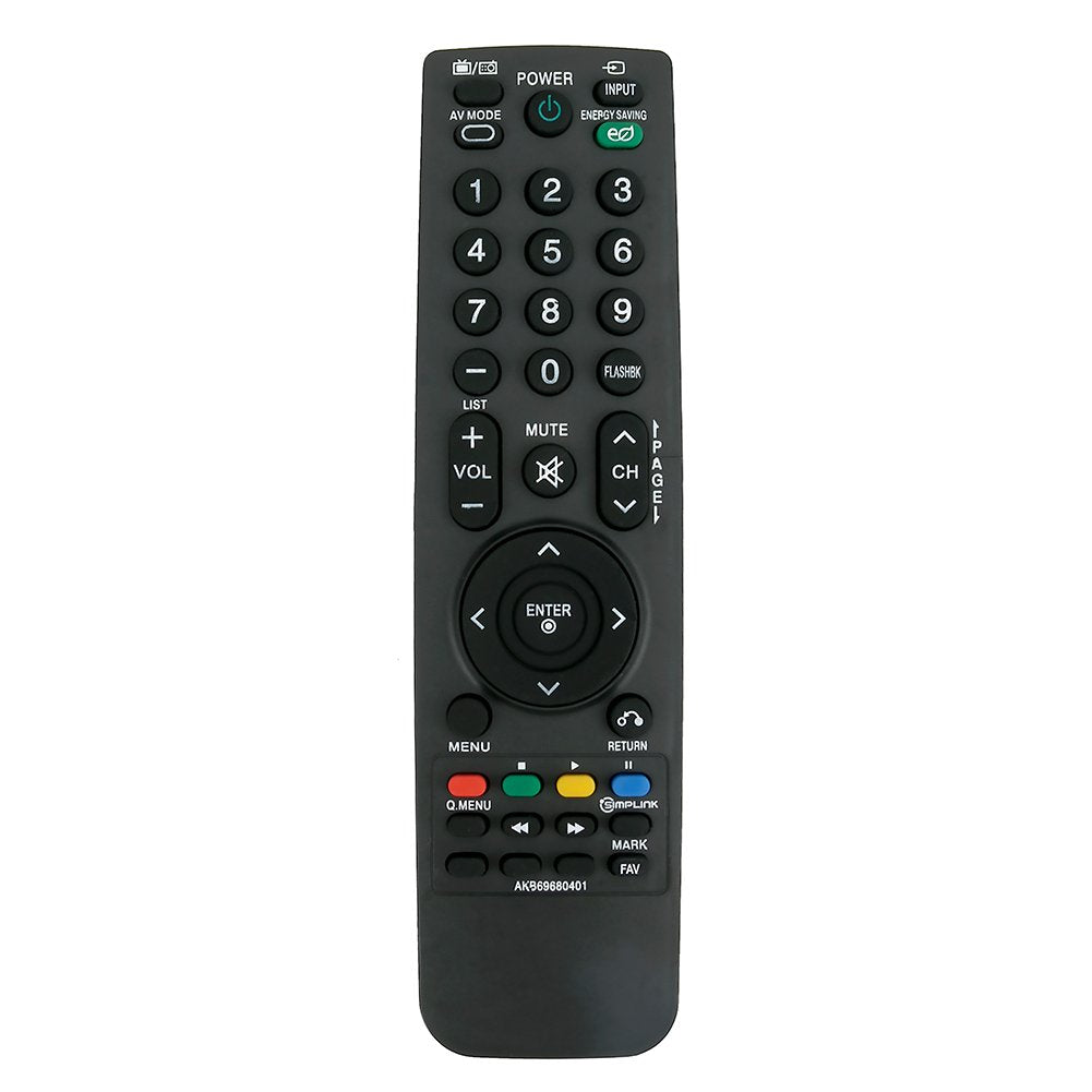 AKB69680401 Replaced Remote fit for LG TV 19LH20 22LH20 26LH20 32LH20 37LH20 42LH20 32LH30 37LH30 42LH30 47LH30 19LU55 22LU55 27LU55 32LF11 37LF11