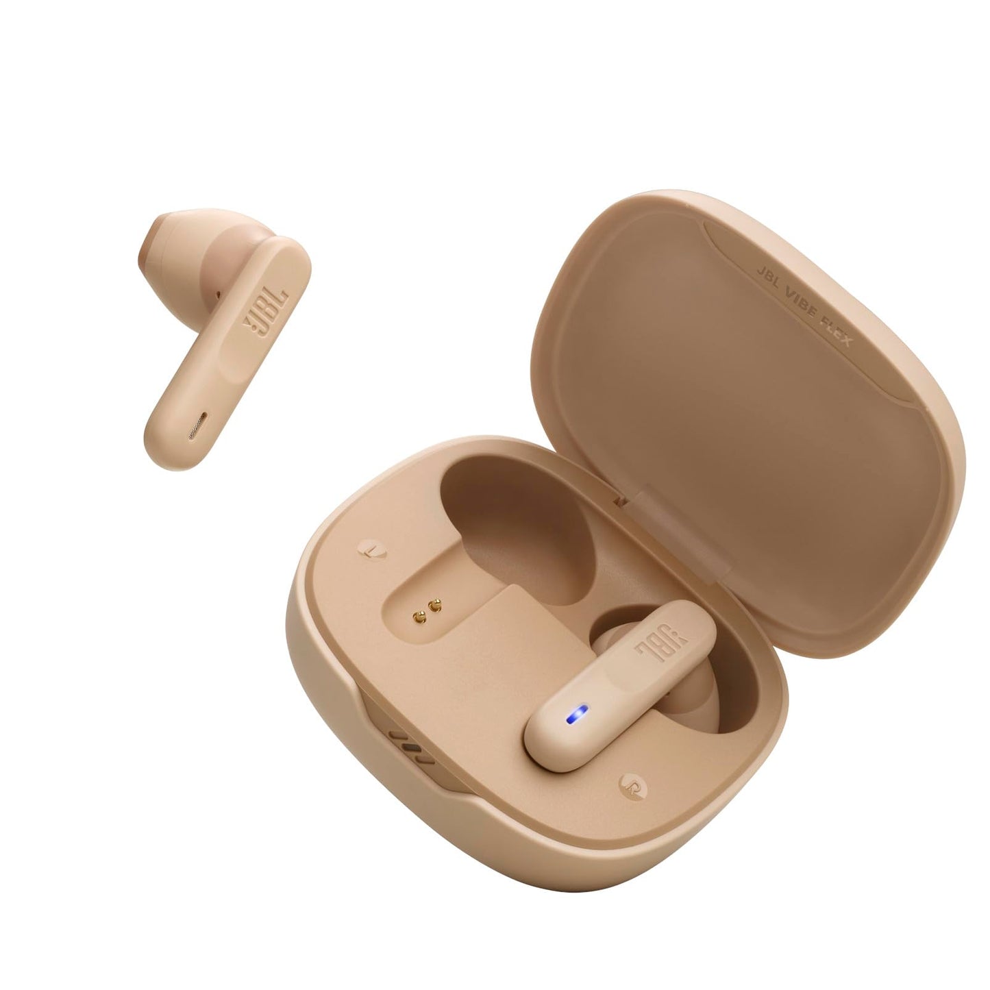 JBL Vibe Flex True Wireless Earbuds - Bluetooth Earphones with Deep Bass Sound, IP54 Water & Dust Resistant, Long Battery Life, Voice Assistant…