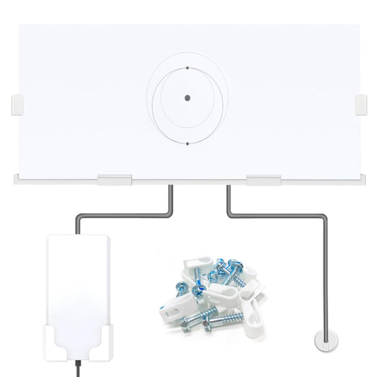 Sactulaz Wall Mount for Starlink Gen 3 Router Mount and Starlink Cable Wrap Cord Back Mounting Kits Including StarLink Gen3 Router Wall Mount,Starlink