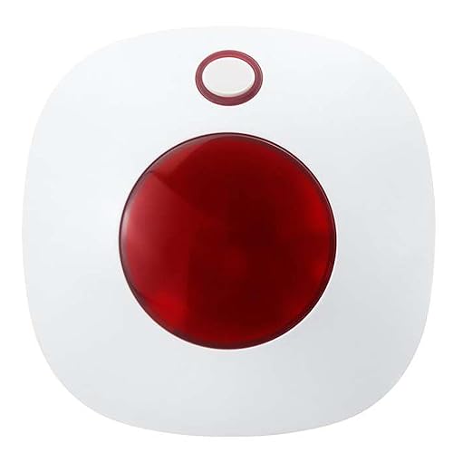 OSI Wireless Alarm Strobe Siren (Gen 2) - Accessory for OSI Smart Alarm System (Gen 2) ,Wi-Fi Wireless Strobe Siren, Plugs into Electrical Outlet, 8