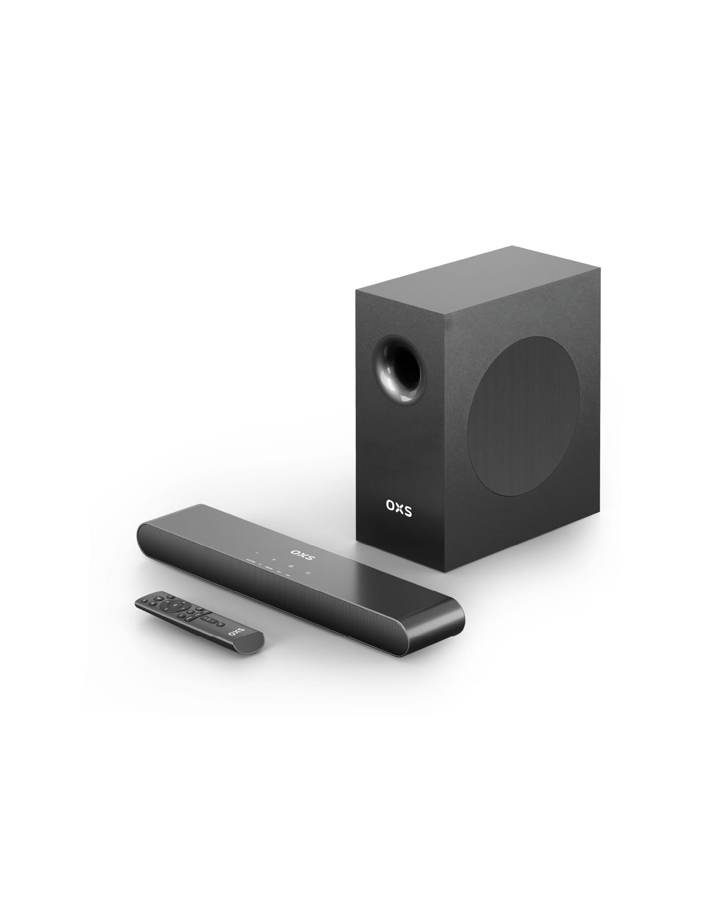 OXS S21 2.1 Channels Sound Bar with Subwoofer, Precision Sound with Deep Bass,240W Power, 3 EQ Modes, for Home Theater/Music/Game, for TV, PC, Xbox
