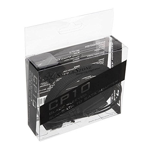 Silverstone Tek Sleeved Slim-SATA to SATA Adapter Cable (CP10)