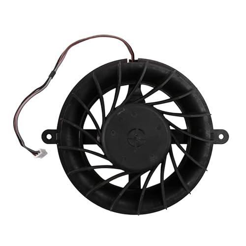 Replacement Internal Cooling Fan Cooler 17 Blades for Sony Playstation3 PS3 Slim 120G 160G 320G Console Fan Repair Parts (Black)