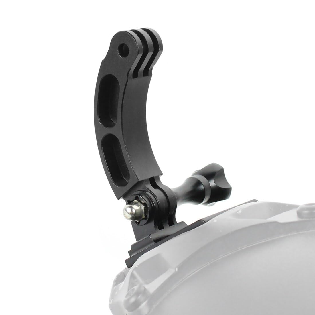 NovelGoal Aluminum 3 Hole NVG Helmet Mount Bracket Base with Extension Arm Screw Adapter Compatible with Go-pro OSMO Action Camera (Whole Set)