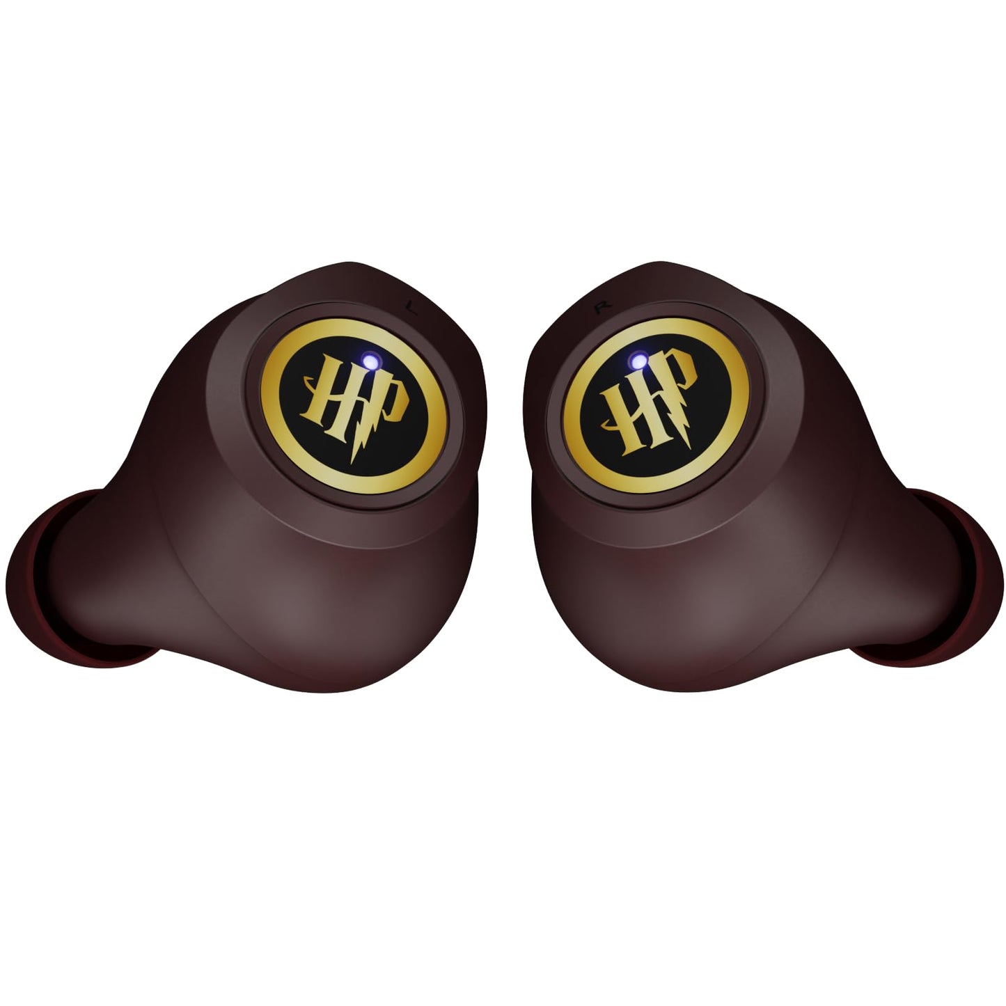 iJoy Harry Potter Hogwarts Crest Wireless Bluetooth Earbuds with Charging Case, Built-in Mic, 30 Hr Playtime, Officially Licensed | Harry Potter Gifts