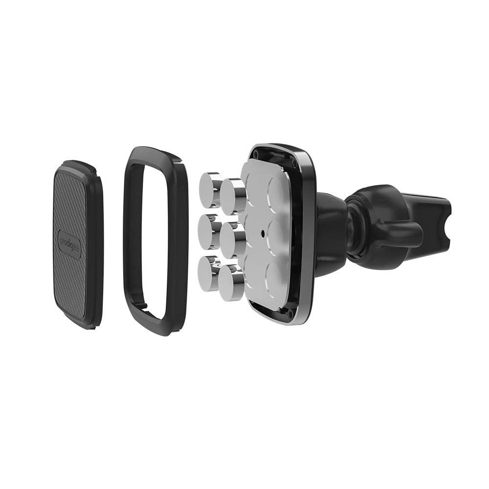 Prodigee [Magnet Pro+ Vent] Super Strong Magnetic Car Mount Phone Holder Air Vent Adjustable 360 Rotation with 6 Super Powerful Magnets N52 Grade