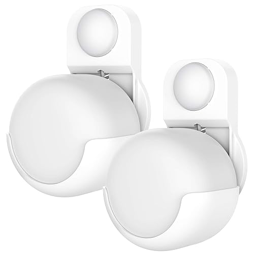 HOLACA Outlet Wall Mount Hanger for Google Nest WiFi Router(2nd Generation), Space Saving Holder, Easy Moved, Cord Management for Google Nest WiFi