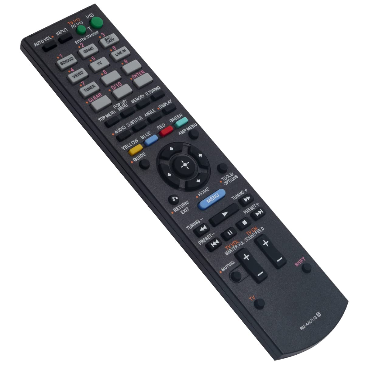 New RM-AAU113 Replace Remote Applicable for Sony Home Theater HT-CT550W HT-CT550 HTCT550W HTCT550 HT CT550W HT CT550 HT-SS380 HTSS380