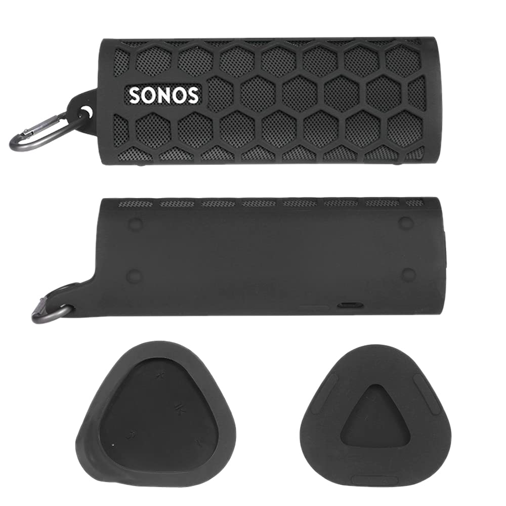 Zaracle Flexible Carrying Case Protect Pouch Sleeve Protector Cover Travelling Case for Sonos Roam 2 / Sonos Roam Wireless Portable Bluetooth Speaker