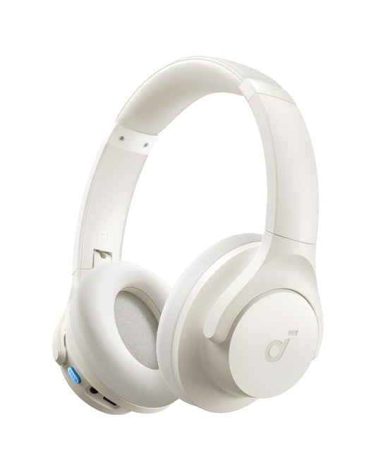 Soundcore Q11i Wireless Over-Ear Bluetooth Headphones by Anker, Deep Bass, 60H Playtime, Hi-Res Audio, Detachable Ear Cushions, Multipoint Connection