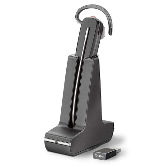 Plantronics Savi 8240 UC, Convertible - Mono - Wireless - DECT 6.0-590.6 ft - 32 Ohm - 20 Hz - 20 kHz - Over-The-Ear, Earbud - Monaural - in-Ear…