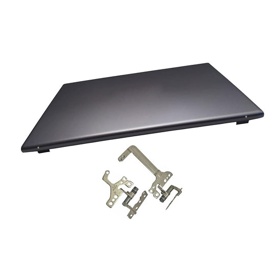 Laptop Gray LCD Top Back Cover Case Compatible for Asus X512 X512D X512FA X512DA X512UA X512UB F512D V5000F with Hinges