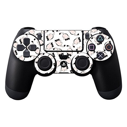 MightySkins Skin Compatible with Sony PS4 Controller - Raining Cats | Protective, Durable, and Unique Vinyl Decal wrap Cover | Easy to Apply, Remove
