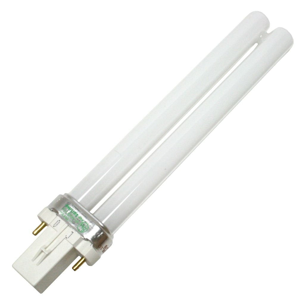 Philips 148676 - PL-S 9W/827/2P Alto Single Tube 2 Pin Base Compact Fluorescent Light Bulb