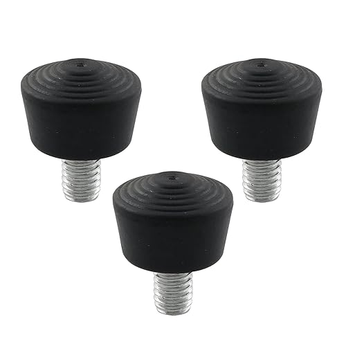 PZRT 3pcs Antislip Rubber Tripod Feet Spike Photography Accessories for Tripod Monopod 3/8 Inch