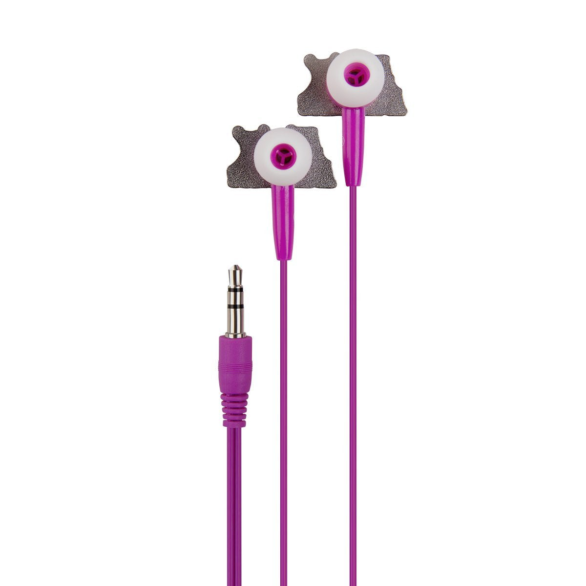 DCI in-Ear Headphones, Livin' The Dream Sentiment Earbuds, Purple Cord, 3.5mm Socket, Smartphone, Laptop, Tablet Compatible
