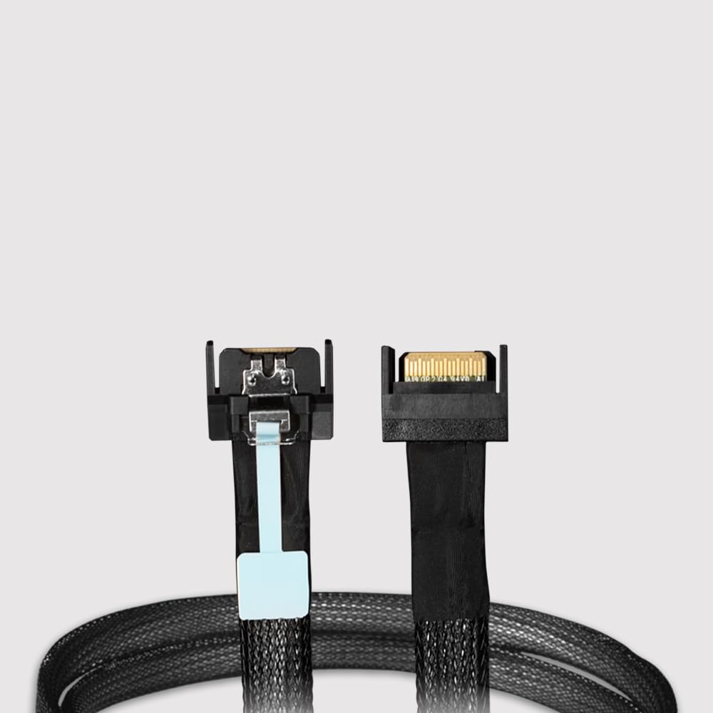 ICY DOCK Mico 4I SFF-A-1016 To Mcio 4I SFF-TA-1016 Cable - 0.5M - MB414L-B