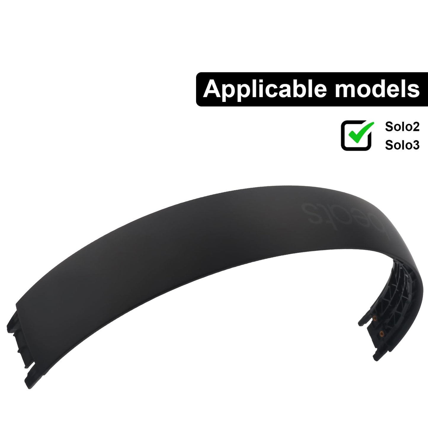 Solo3 Headband Replacement Parts Accessories Solo2 Headband Repair Kit Compatible with Solo 3.0 Solo 2.0 Wireless Top Headband?Matte Black?