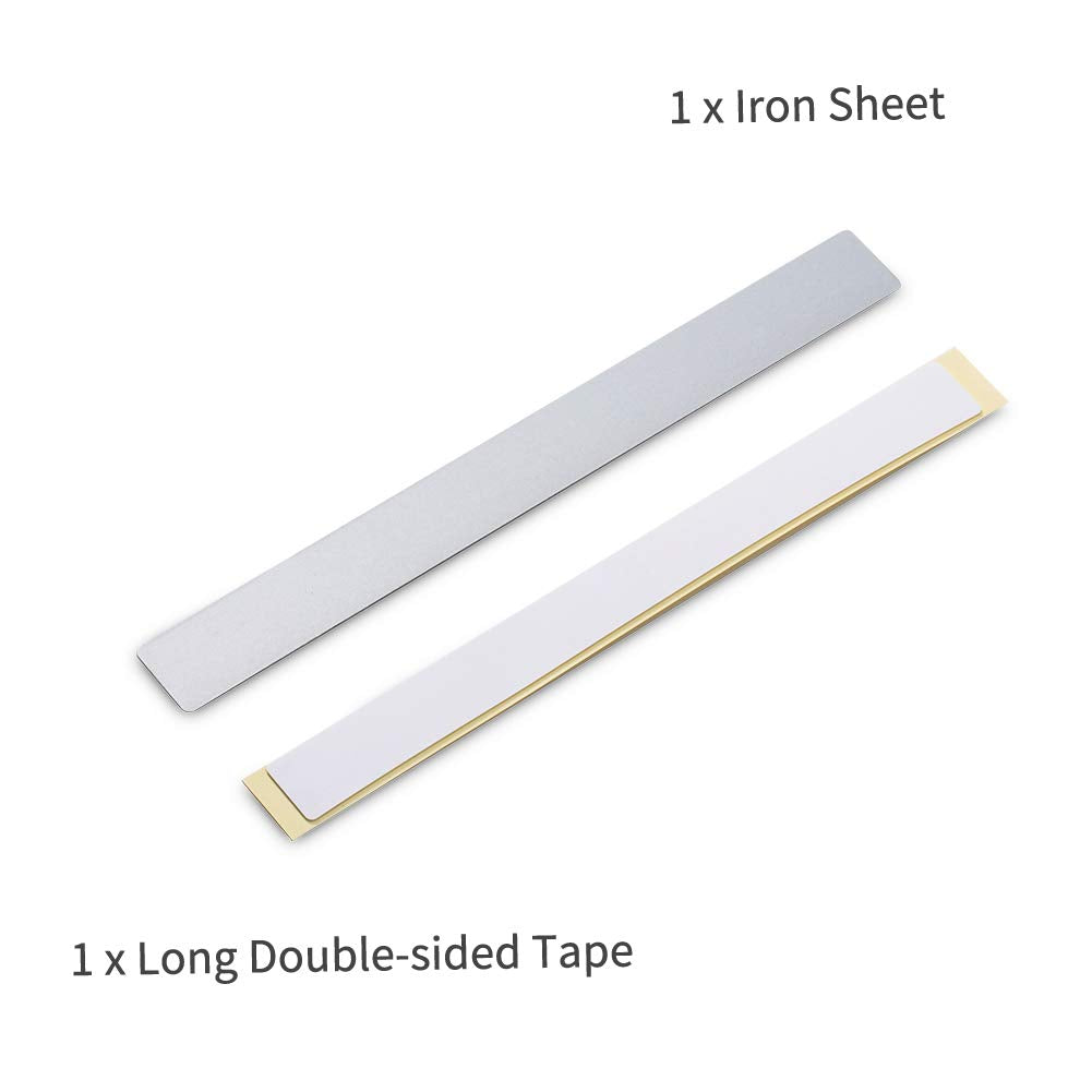 Metal Mounting Strip with Double-Sided Tapes Set for MOSTON 78LED Under Cabinet Lights Only