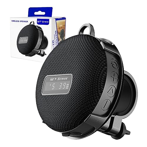 Upgraded Compact Portable Bluetooth 5.0 Wireless Bike 5W/8W Stereo Speaker, IP67 Waterproof Outdoor &10h Play Time, Advanced Class D Amplifier