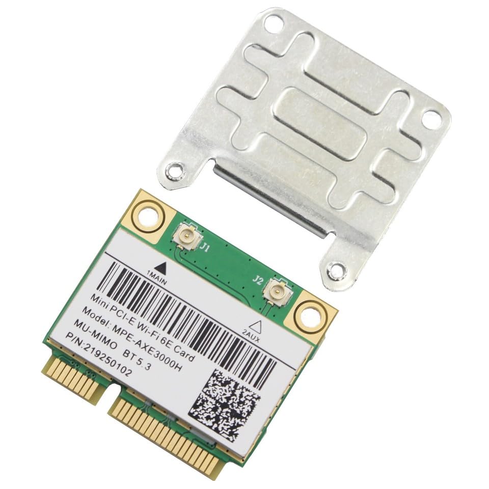 WiFi 6E Mini PCIE Wi-Fi 6E WiFi Card 802.11AX Bluetooth 5.2 AX210 Wireless Card