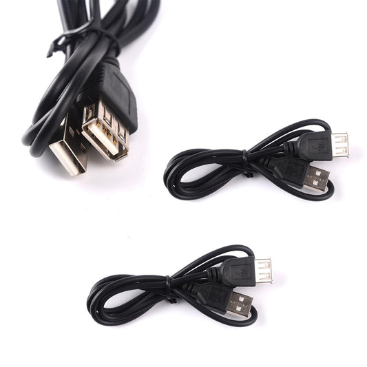 ThtRht 3 Pack USB Extension Cable USB 2.0 Type A Male to Female Extender Cord with Data Transfer Power Supply for Printer Mouse Keyboard Screen