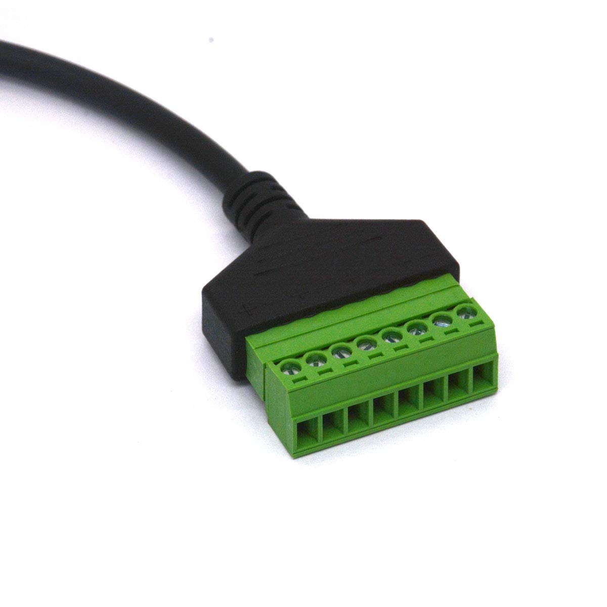 GLHONG RJ45 Screw Terminal, Ethernet RJ45 Male Plug to 8 Pin Screw Terminal Block Adapter Extension Cord Connector for Cat7 6 5 CCTV AV DVR UTP