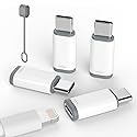 Thousover 4 Pack Lightning to USB C Adapter for iPhone 15/16/17 Pro/17 Pro Max,for iPhone 17/16 Charger,17/16 Accessories,Fast Charging & Data…