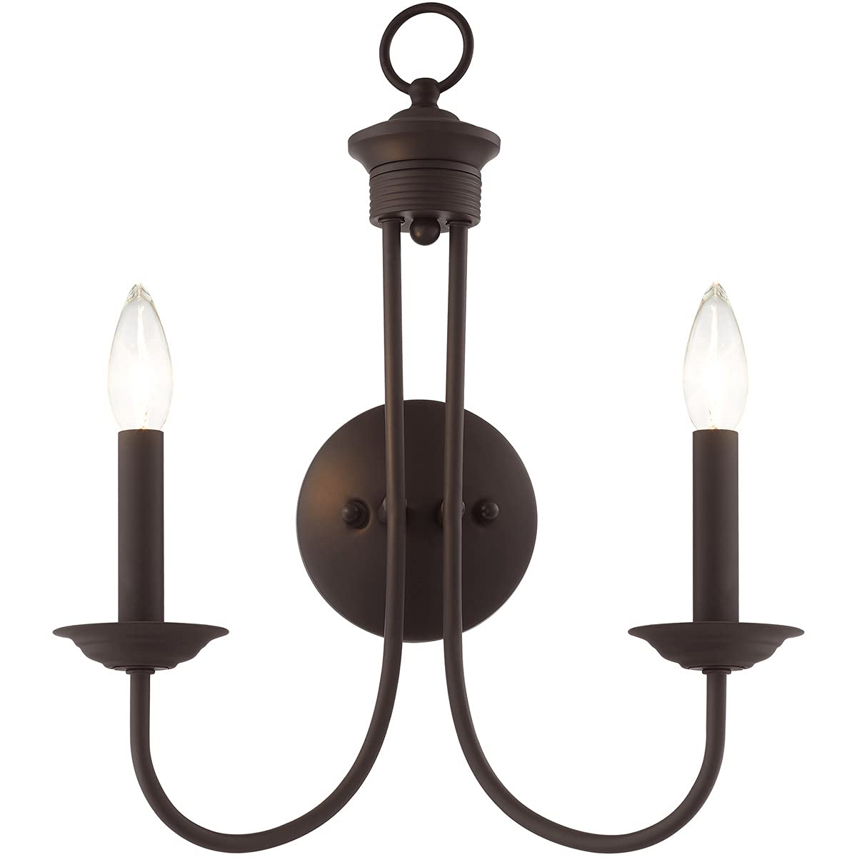 Livex Lighting 42682-07 2 Light Bronze Wall Sconce