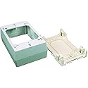 Legrand Wiremold NM2 Nonmetallic Plastic Raceway for Extending Power, 1 Gang Outlet Box, 1" Deep, Ivory (1 Pack)