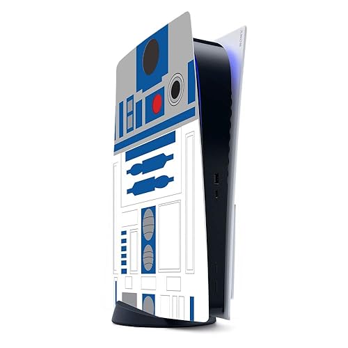 MightySkins Gaming Skin for PS5 / PlayStation 5 - Cyber Bot | Protective Viny wrap | Easy to Apply and Change Style | Made in The USA