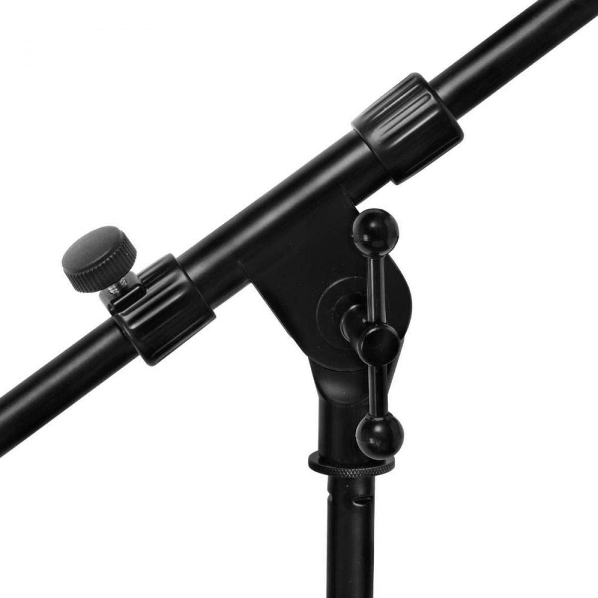 OnStage On-Stage MS7411B Short Drum/Amp Tripod Microphone Stand with Boom, Black