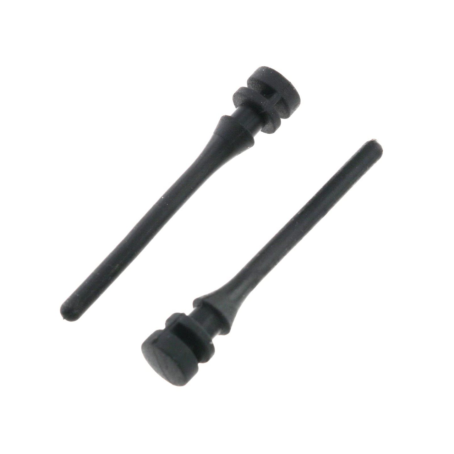 E-outstanding 20pcs Black PC Case 008Fan Mounting Pin Anti Noise Computer Components Vibration Silicone Rubber Screws, 45mm