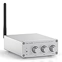 Fosi Audio BT20A-S Bluetooth 5.0 Stereo Audio 2 Channel Amplifier Receiver Mini Hi-Fi Class D Integrated Amp 2.0 CH for Home Speakers 100W x 2