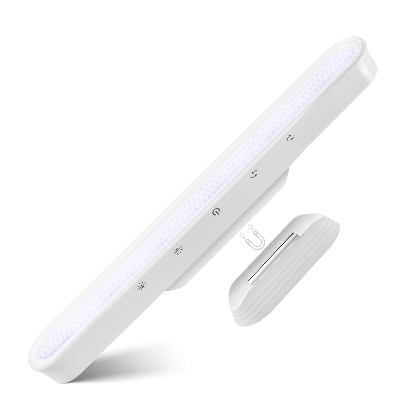 56-LED Under Cabinet Lights Wireless, Under Counter Lights for Kitchen Touch Control, Magnetic Closet Lighting, Rechargeable USB-C Battery Powered
