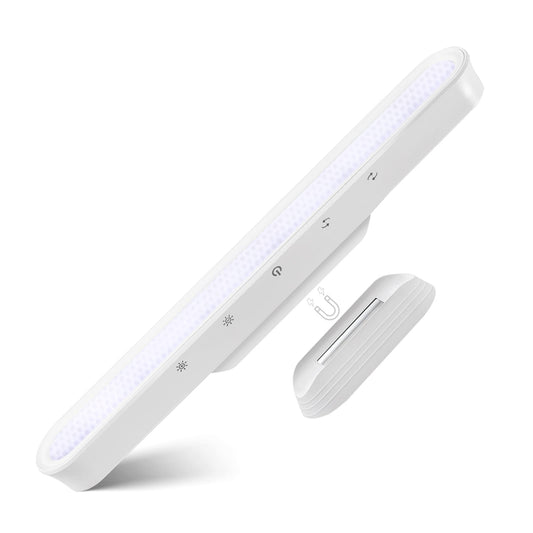 56-LED Under Cabinet Lights Wireless, Under Counter Lights for Kitchen Touch Control, Magnetic Closet Lighting, Rechargeable USB-C Battery Powered